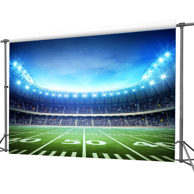 CHAIYA Super Bowl Sport Theme Party Decorations Football Backdrop Background for Tailgate Sports Birthday Party Cake Table Photo Booth Decoration (7x5ft) - Image 3
